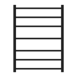 NERO MECCA NON-HEATED TOWEL LADDER MATTE BLACK 600MM