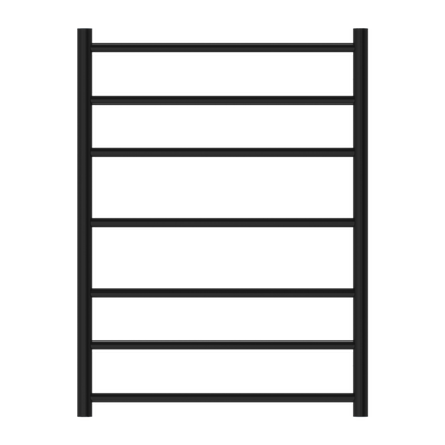 NERO MECCA NON-HEATED TOWEL LADDER MATTE BLACK 600MM