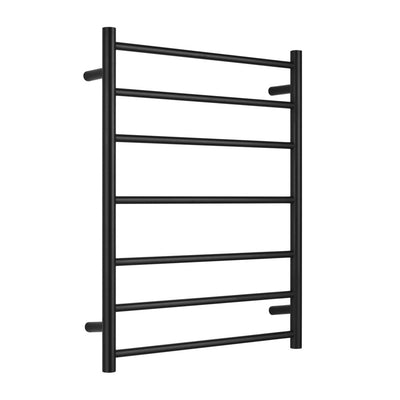 NERO MECCA NON-HEATED TOWEL LADDER MATTE BLACK 600MM