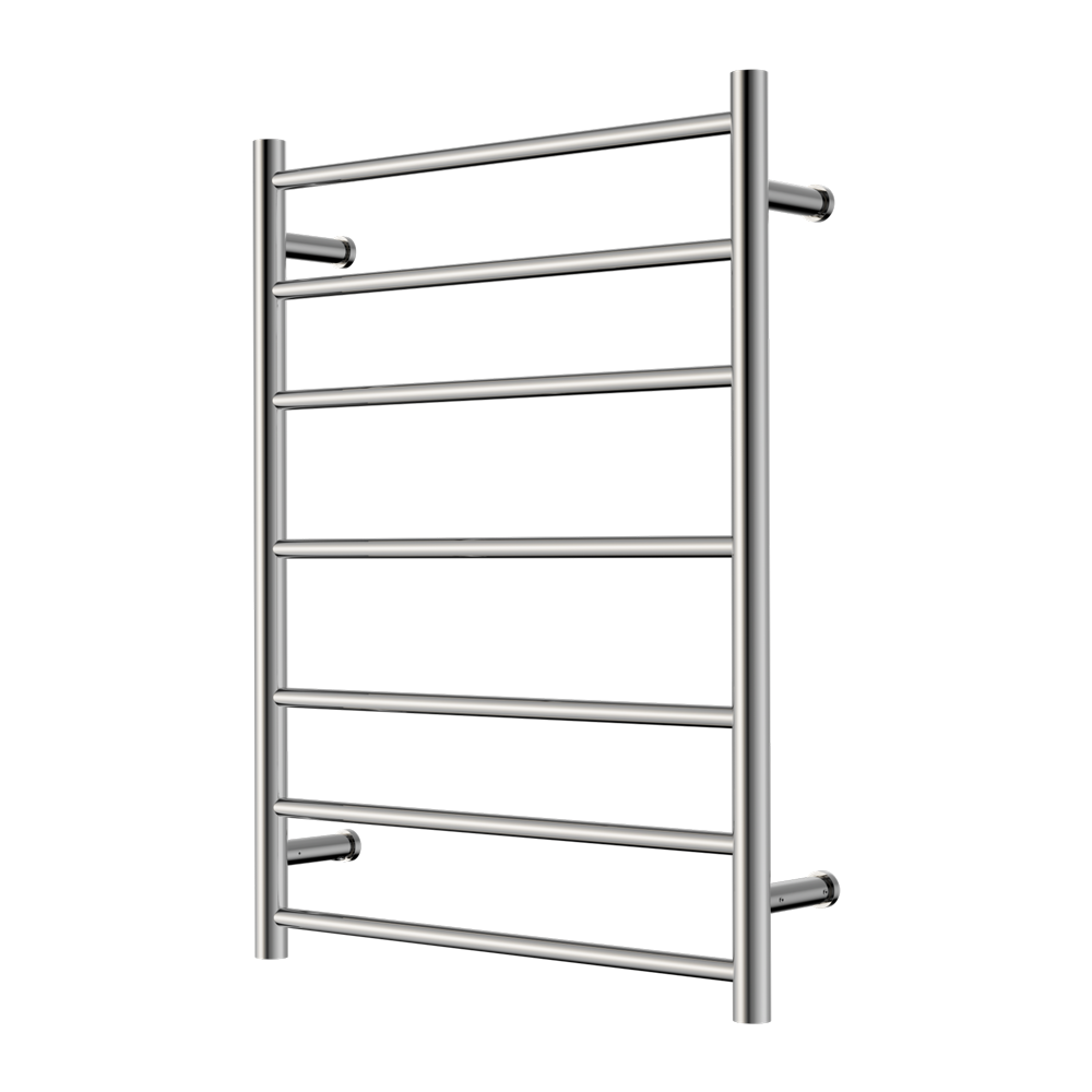 NERO MECCA 7-BAR LADDER HEATED TOWEL CHROME 800MM