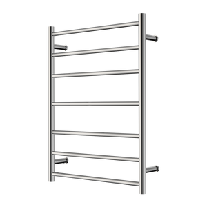 NERO MECCA 7-BAR LADDER HEATED TOWEL CHROME 800MM