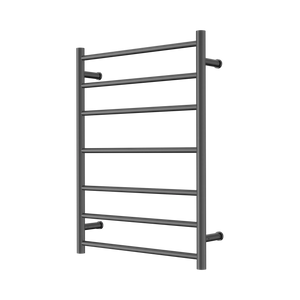 NERO MECCA 240V 7 BAR HEATED TOWEL LADDER GRAPHITE