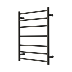 NERO MECCA 240V 7 BAR HEATED TOWEL LADDER MATTE BLACK