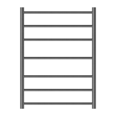 NERO MECCA NON-HEATED TOWEL LADDER GUN METAL 600MM