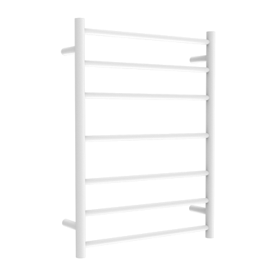 NERO MECCA NON-HEATED TOWEL LADDER MATTE WHITE 600MM