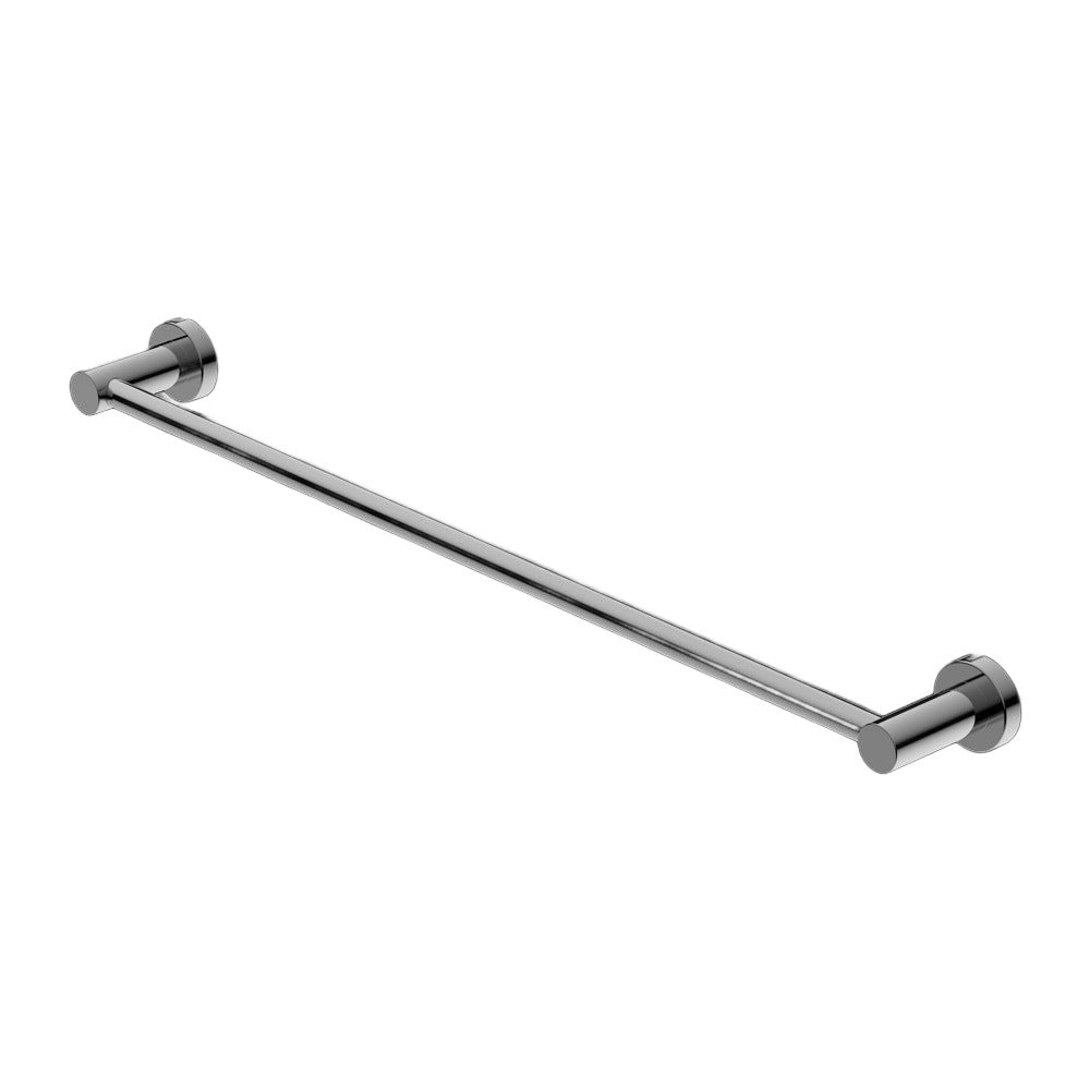 NERO MECCA SINGLE NON-HEATED TOWEL RAIL CHROME (AVAILABLE IN 600MM AND 800MM)