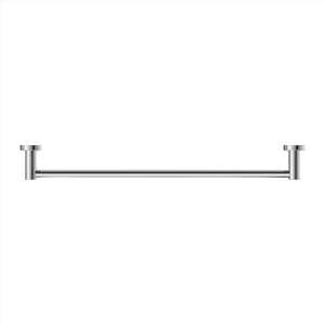 NERO MECCA SINGLE NON-HEATED TOWEL RAIL CHROME (AVAILABLE IN 600MM AND 800MM)
