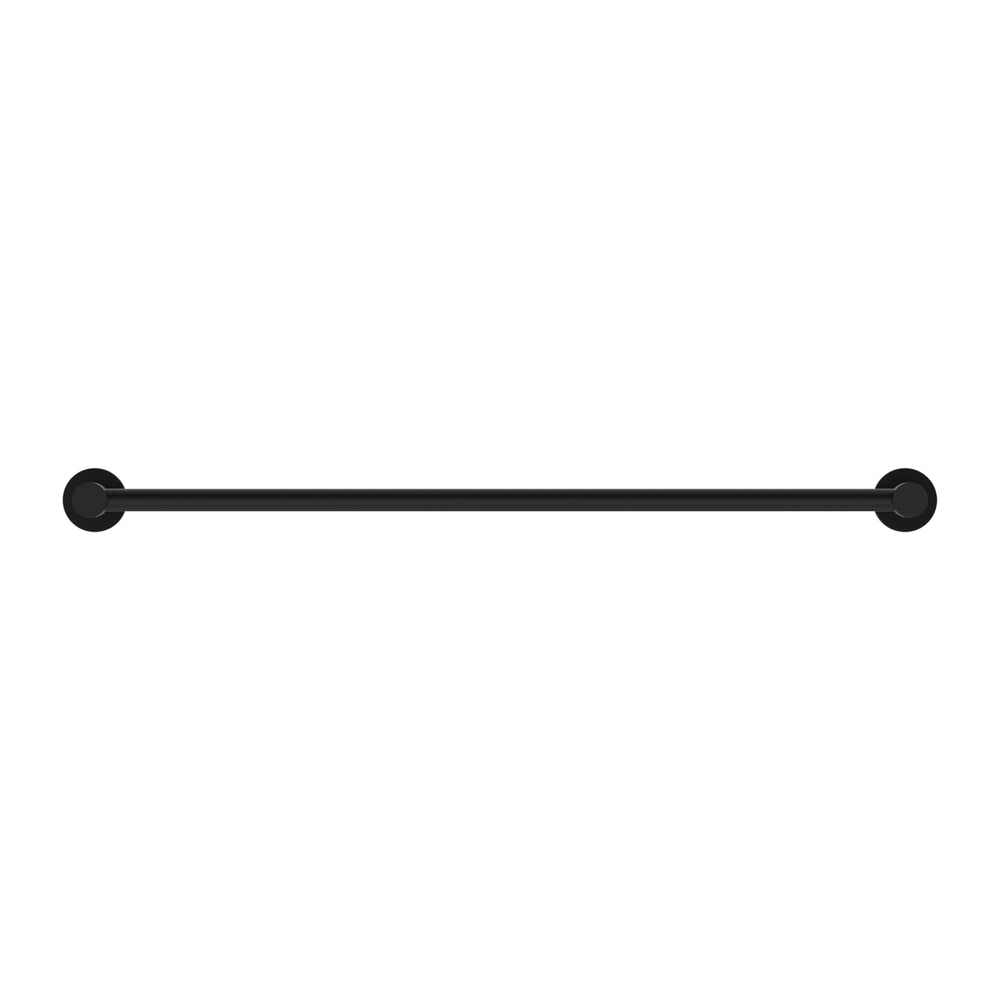 NERO MECCA SINGLE NON-HEATED TOWEL RAIL MATTE BLACK (AVAILABLE IN 600MM AND 800MM)