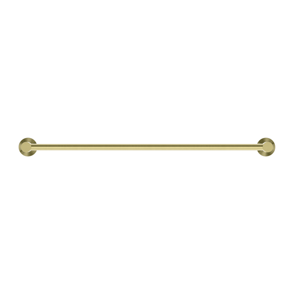 NERO MECCA DOUBLE NON-HEATED TOWEL RAIL BRUSHED GOLD (AVAILABLE IN 600MM AND 800MM)