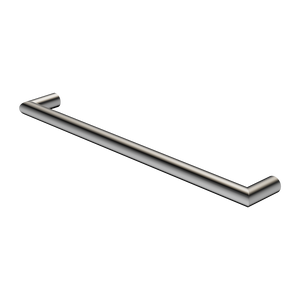 NERO MECCA SINGLE HEATED TOWEL RAIL CHROME 632MM