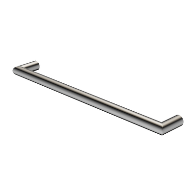 NERO MECCA SINGLE HEATED TOWEL RAIL CHROME 632MM