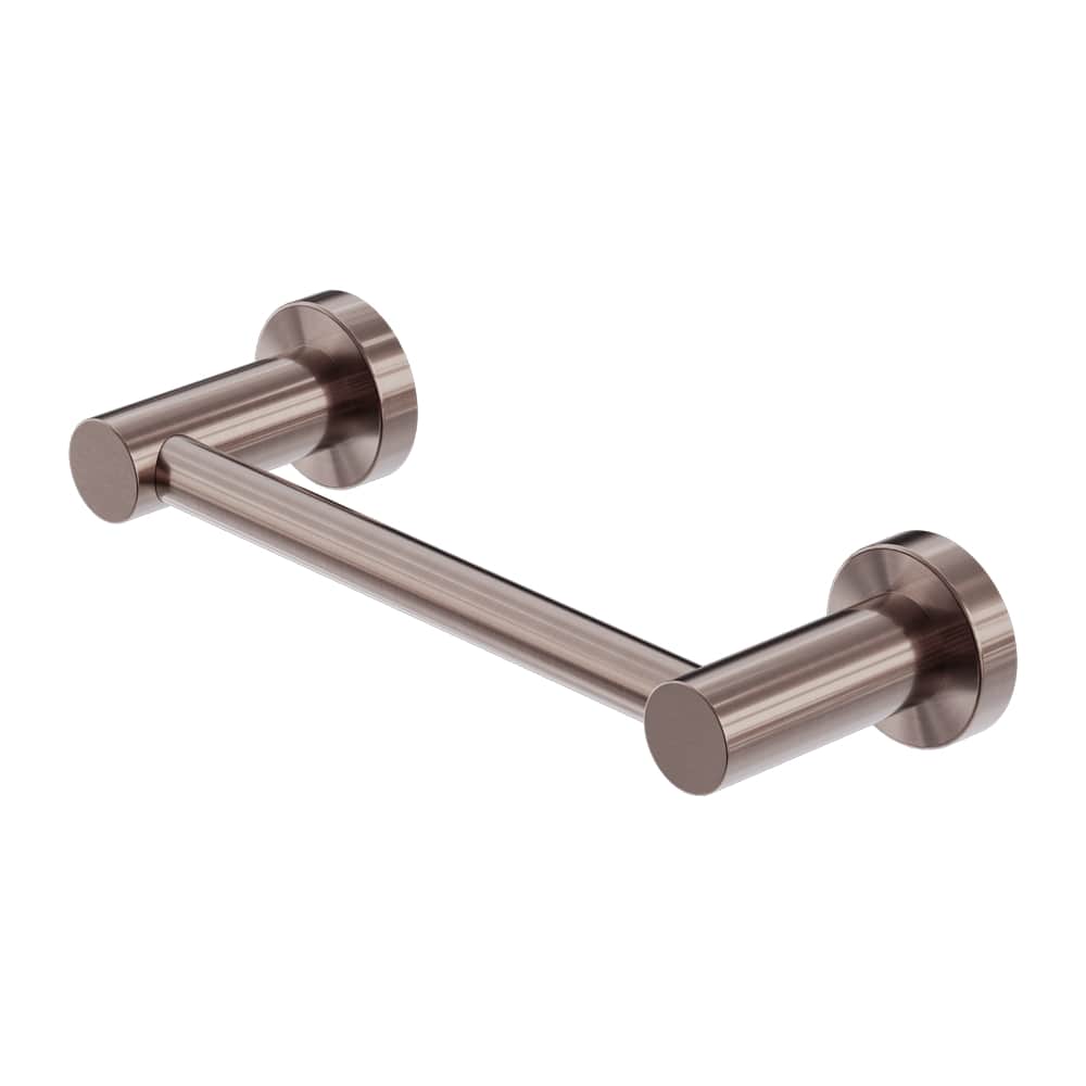 NERO MECCA NON-HEATED HAND TOWEL RAIL 230MM BRUSHED BRONZE