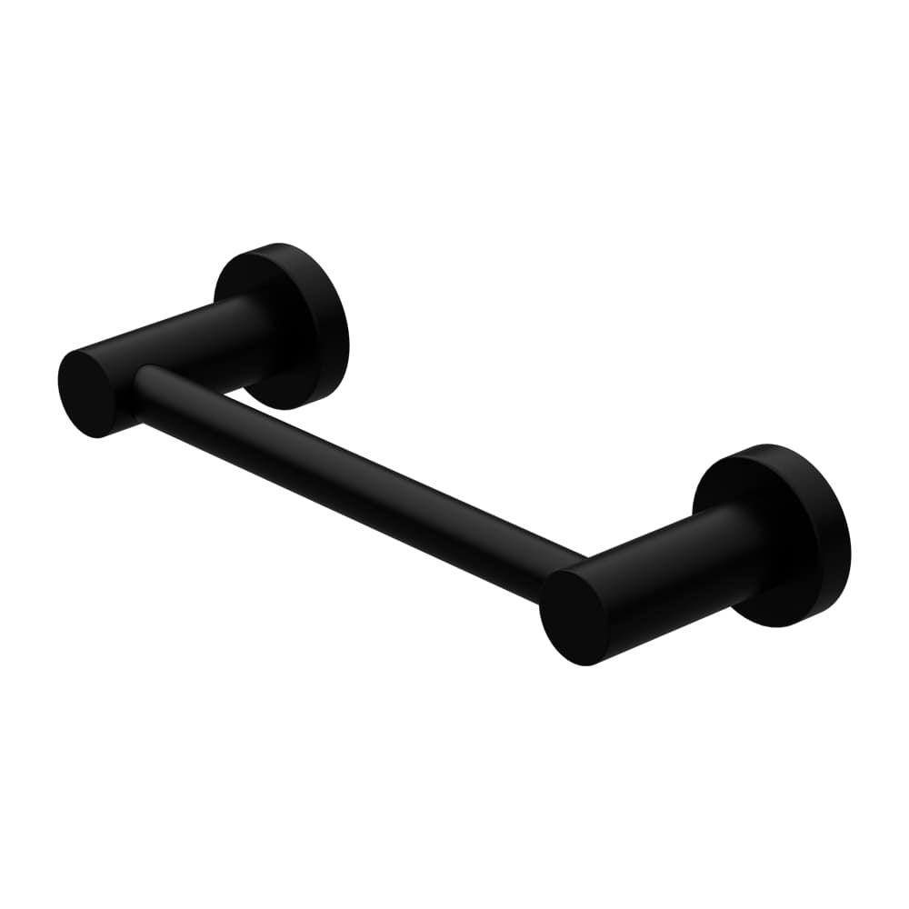 NERO MECCA NON-HEATED HAND TOWEL RAIL 230MM MATTE BLACK