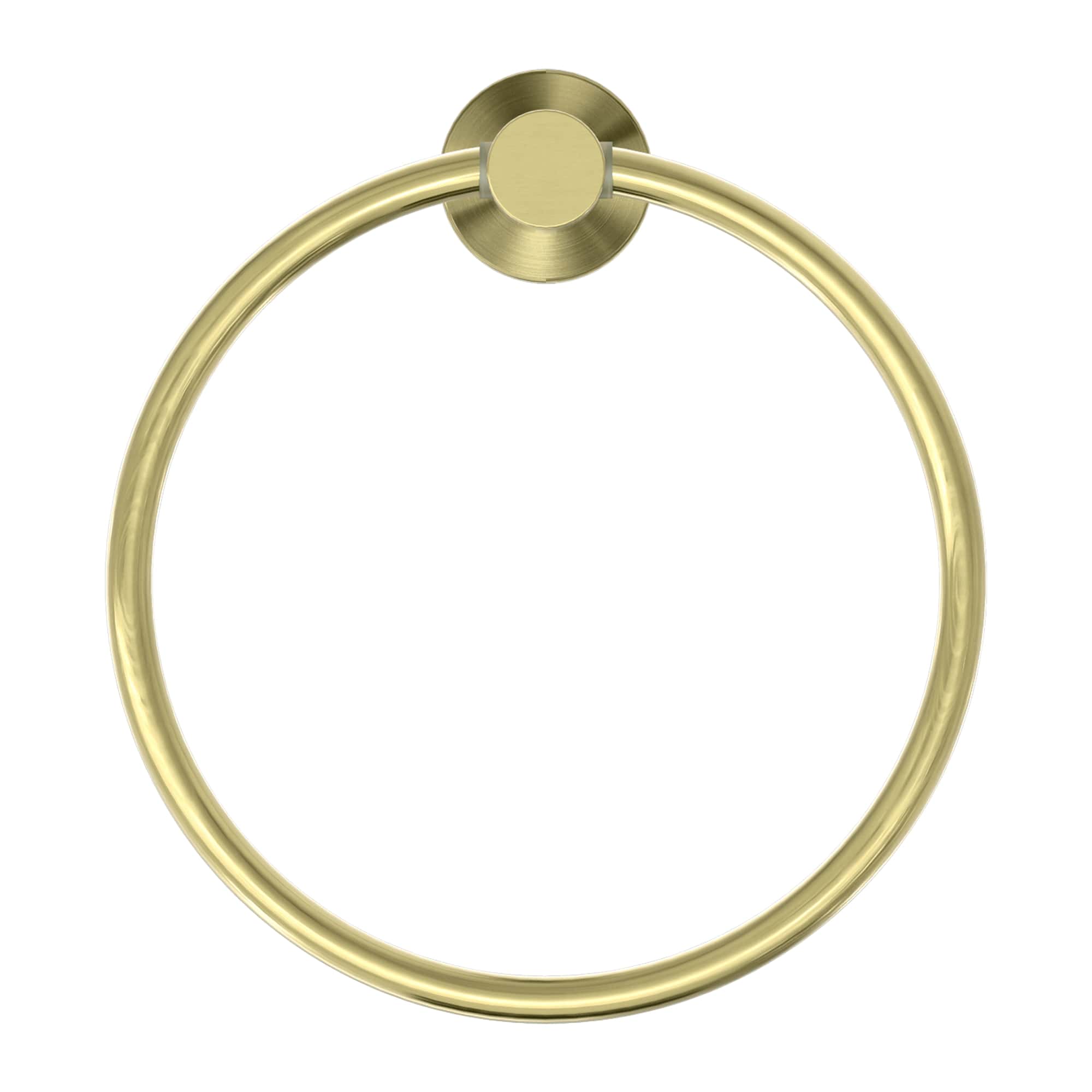NERO MECCA HAND TOWEL RING BRUSHED GOLD