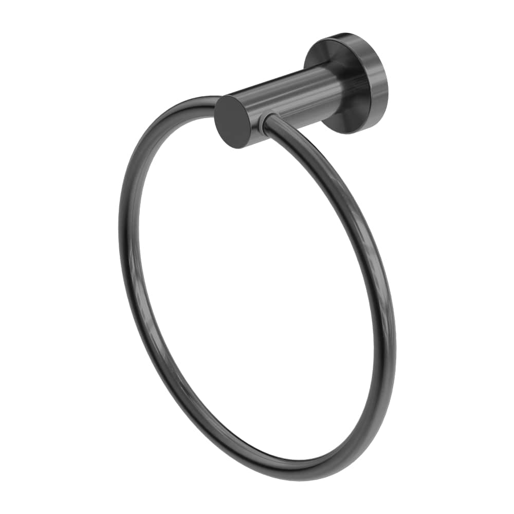 NERO MECCA HAND TOWEL RING GUN METAL