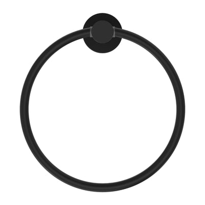 NERO MECCA HAND TOWEL RING MATTE BLACK