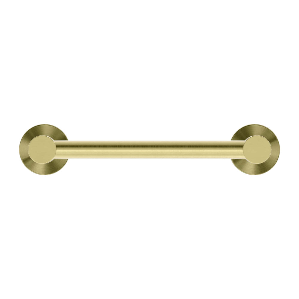 NERO MECCA NON-HEATED HAND TOWEL RAIL 230MM BRUSHED GOLD
