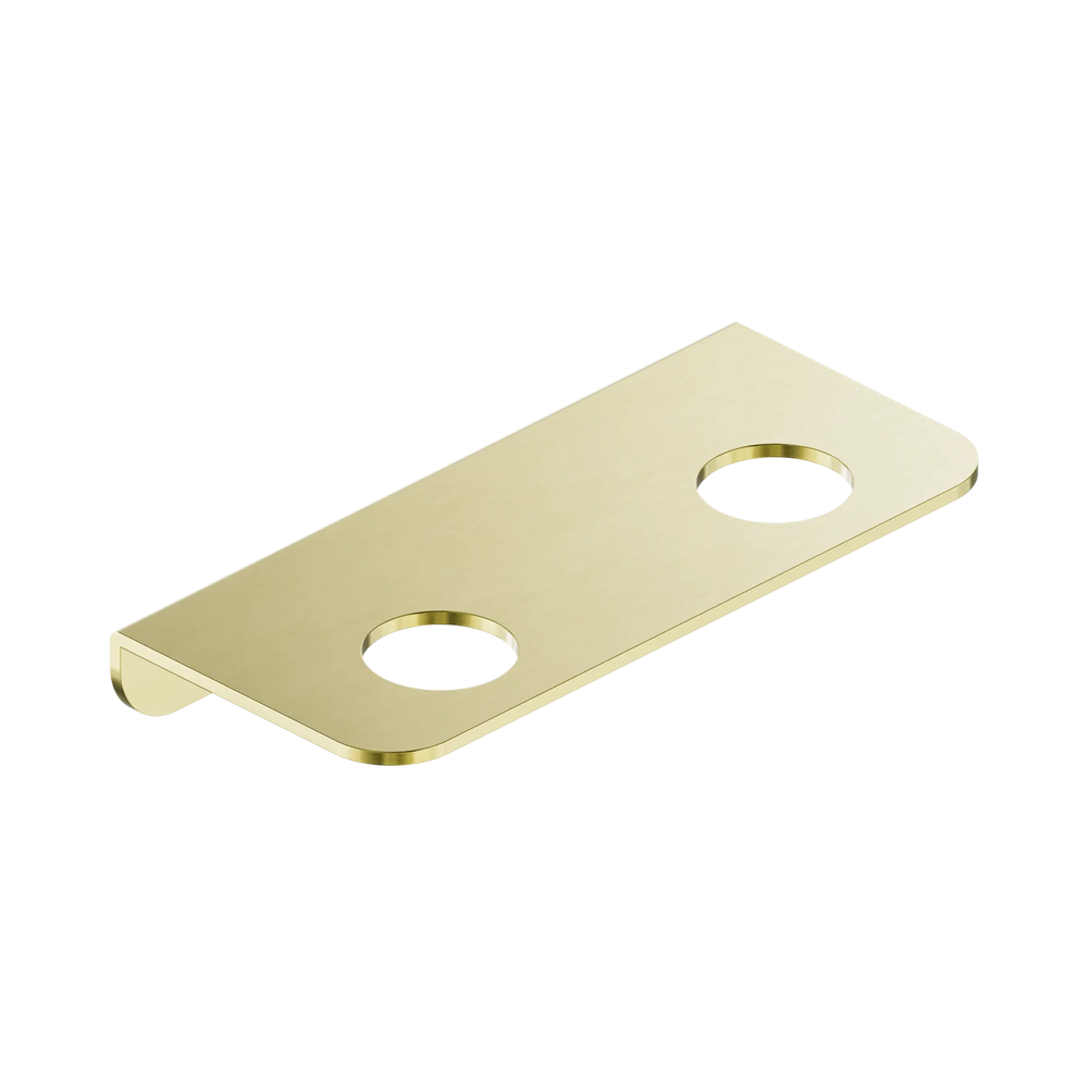 NERO MECCA DOUBLE SOAP BOTTLE HOLDER BRUSHED GOLD