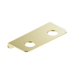 NERO MECCA DOUBLE SOAP BOTTLE HOLDER BRUSHED GOLD