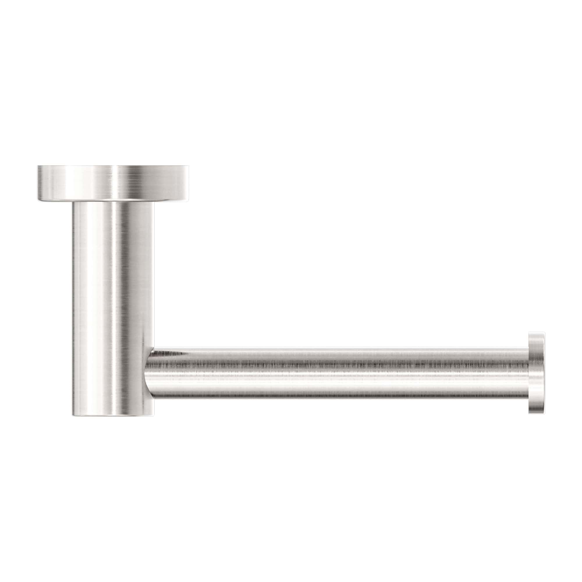 NERO MECCA TOILET ROLL HOLDER 150MM BRUSHED NICKEL