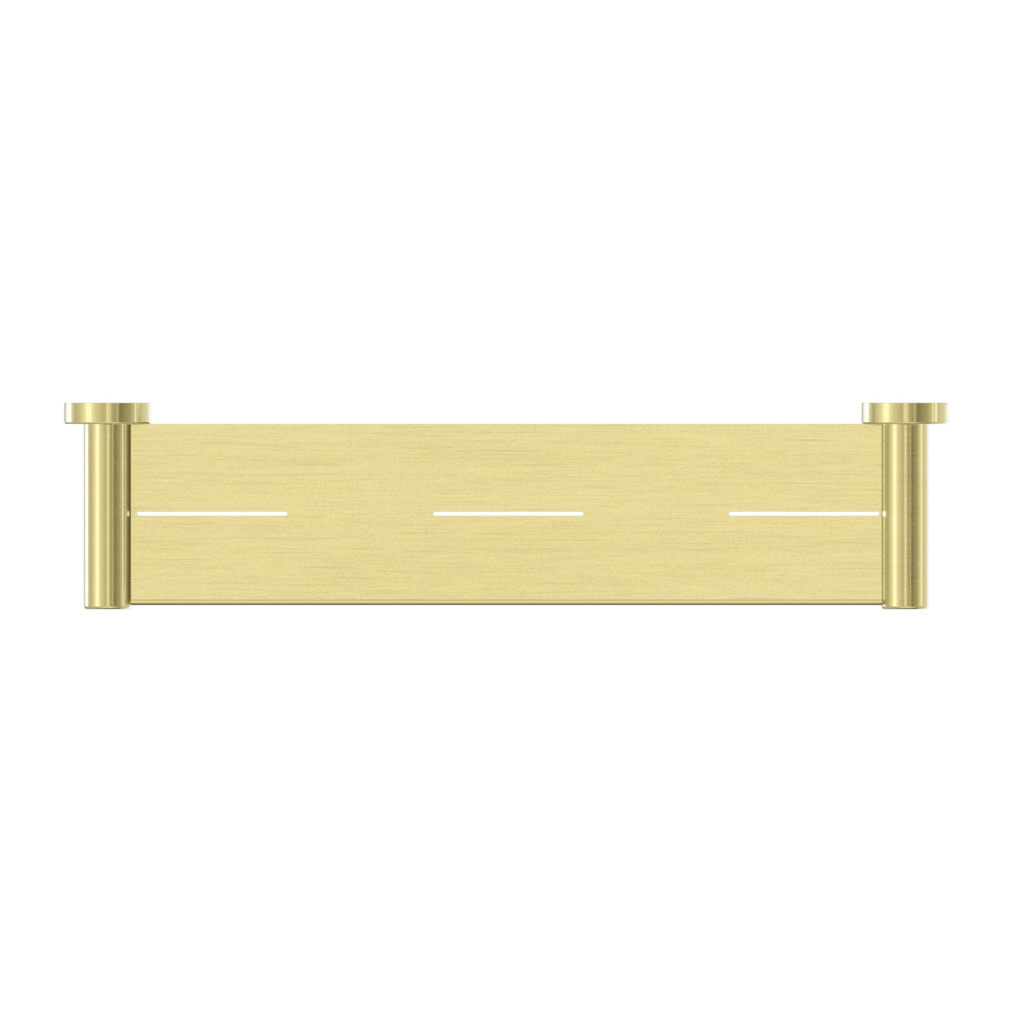 NERO MECCA METAL SHOWER SHELF BRUSHED GOLD