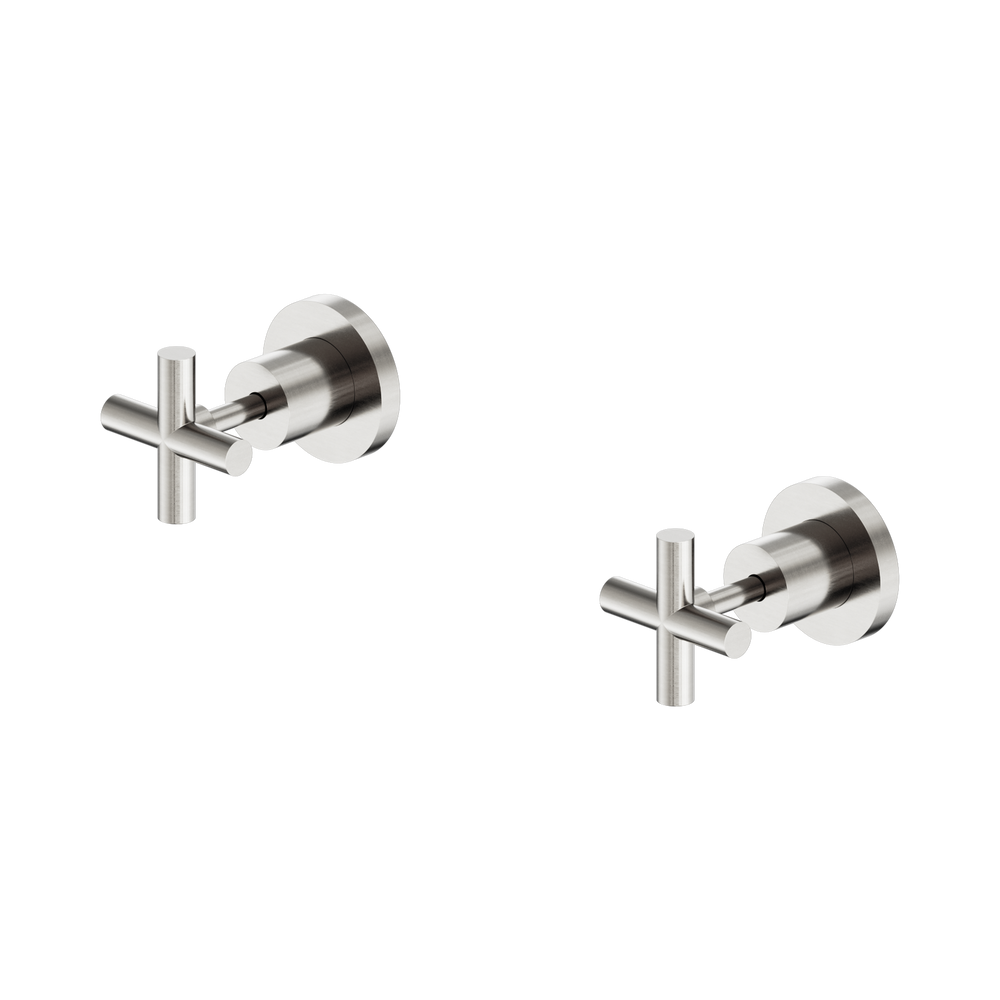 NERO X PLUS WALL TOPS ASSEMBLY BRUSHED NICKEL