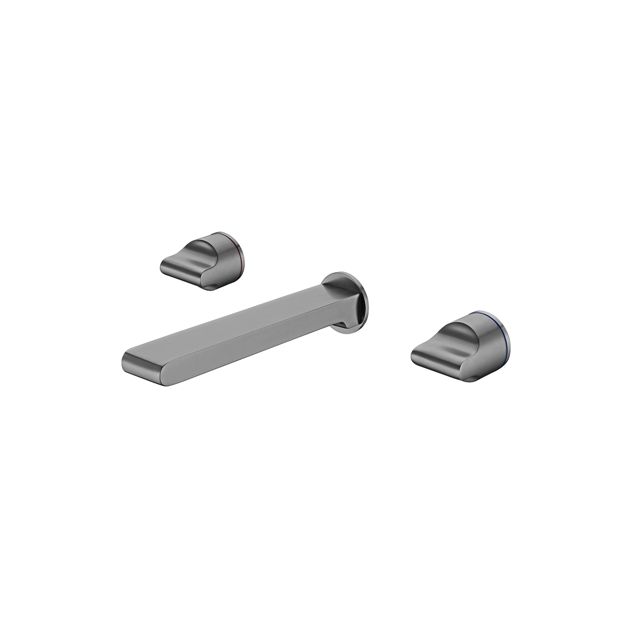 NERO PEARL WALL BASIN SET GUN METAL