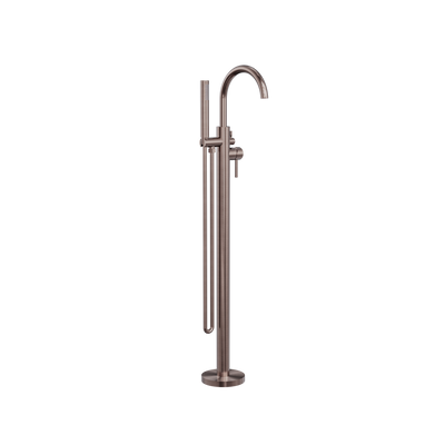 NERO MECCA FREESTANDING MIXER WITH HAND SHOWER BRUSHED BRONZE