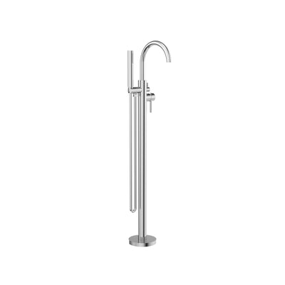 NERO MECCA FREESTANDING MIXER WITH HAND SHOWER 1065MM CHROME