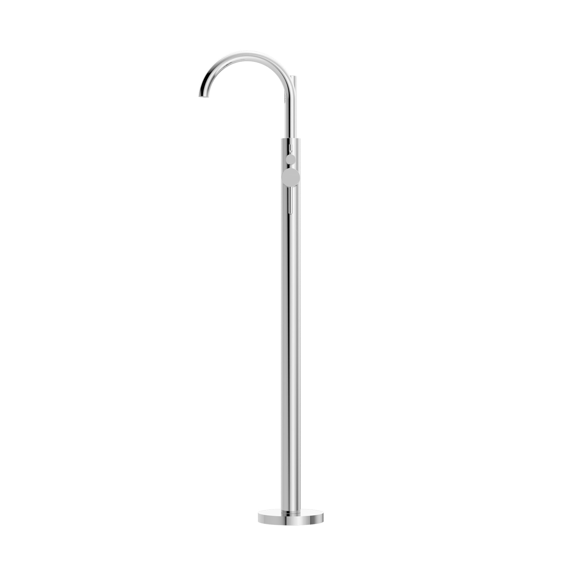 NERO MECCA FREESTANDING MIXER WITH HAND SHOWER CHROME