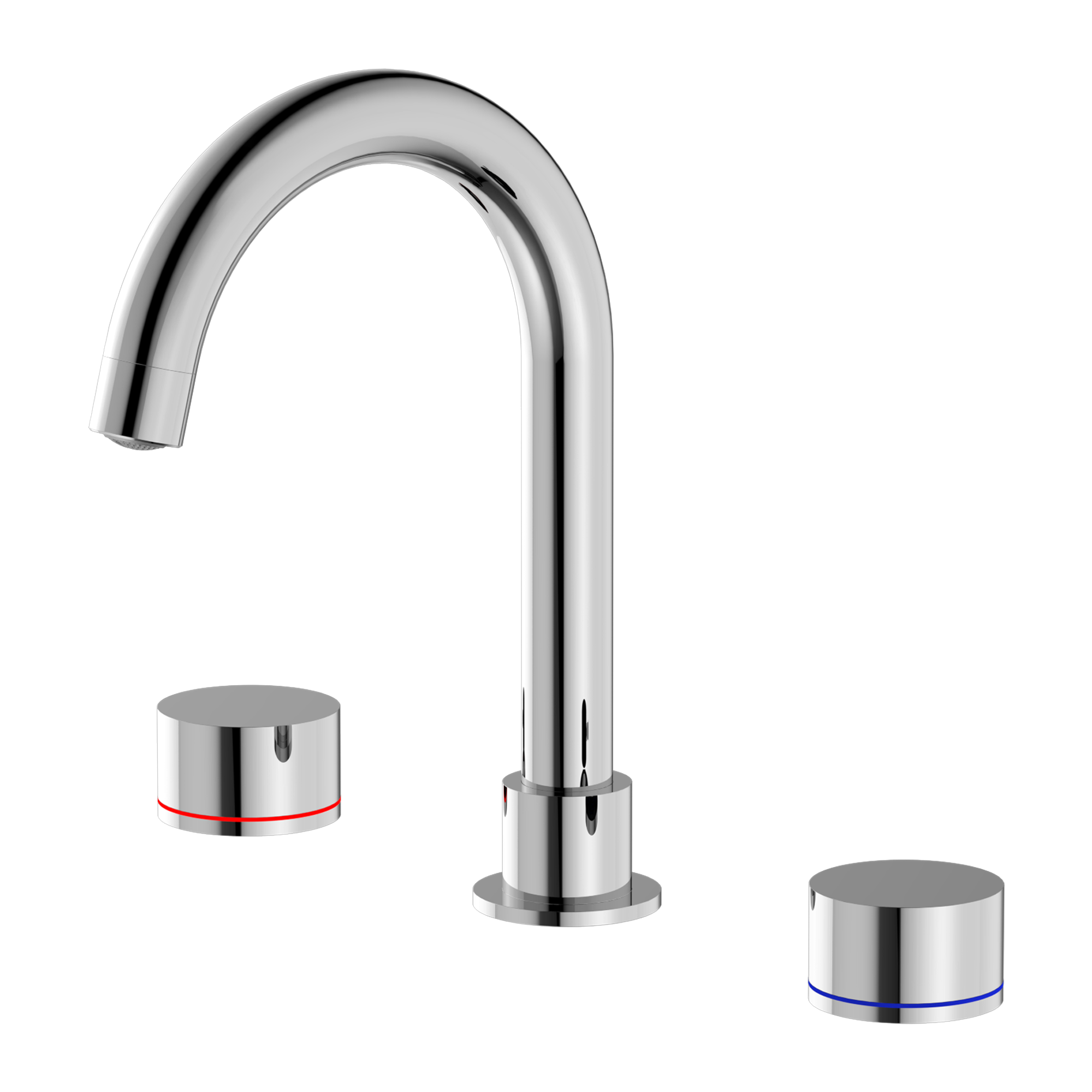 NERO KARA BASIN SET 230MM CHROME