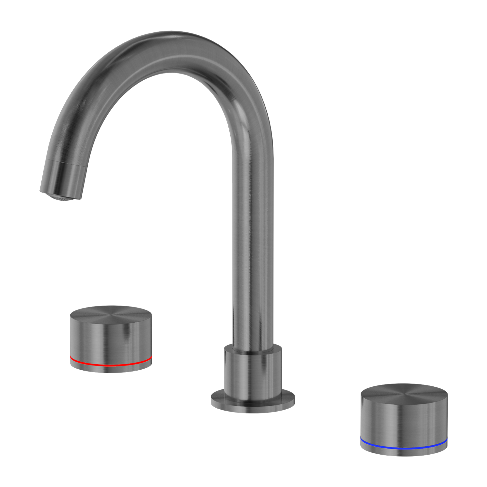 NERO KARA BASIN SET 230MM GUN METAL