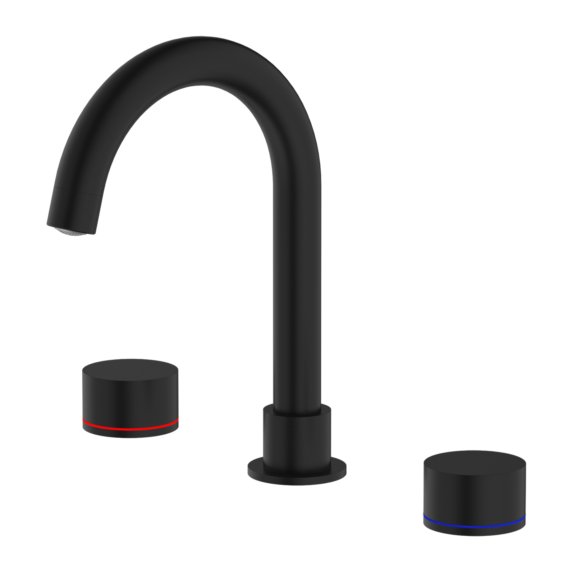 NERO KARA BASIN SET 230MM MATTE BLACK
