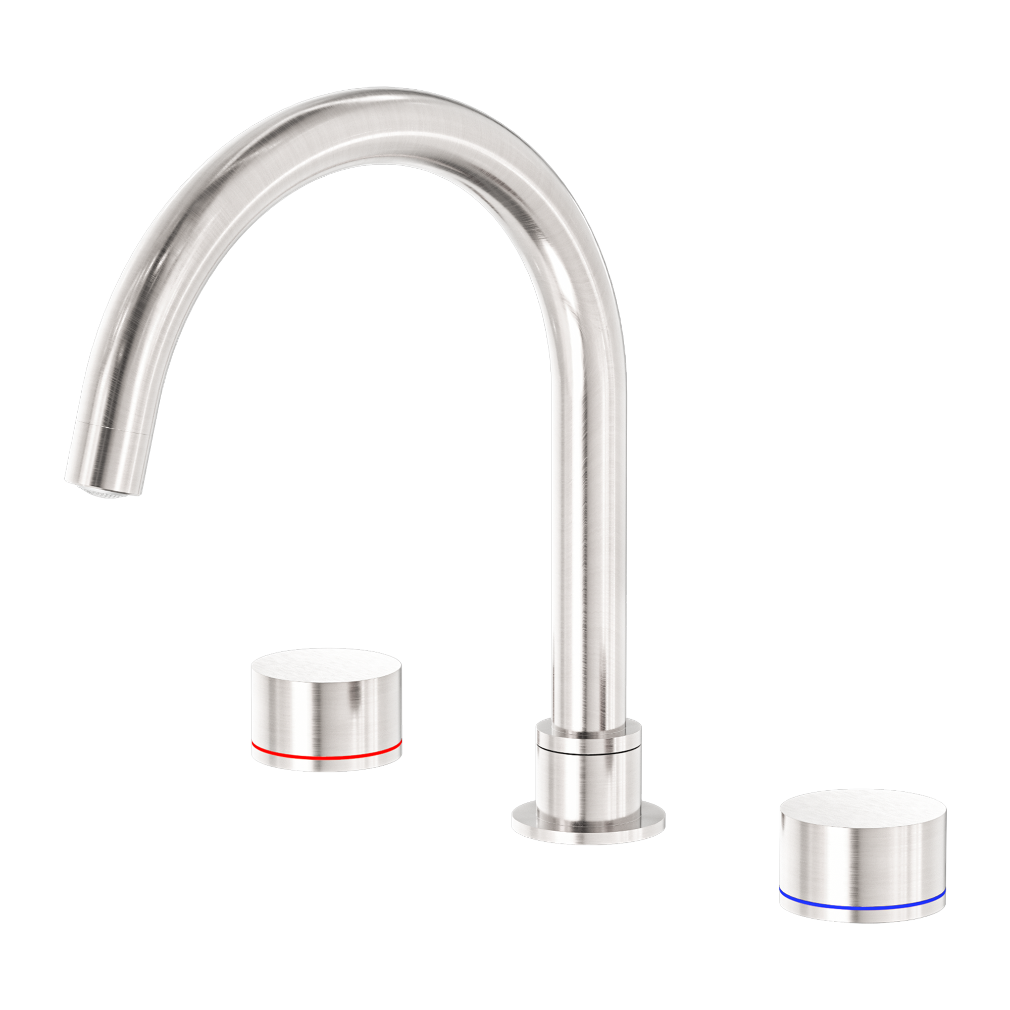 NERO KARA BATH SET 252MM BRUSHED NICKEL