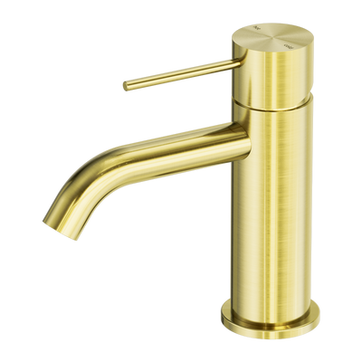 NERO MECCA BASIN MIXER BRUSHED GOLD