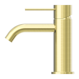 NERO MECCA BASIN MIXER BRUSHED GOLD