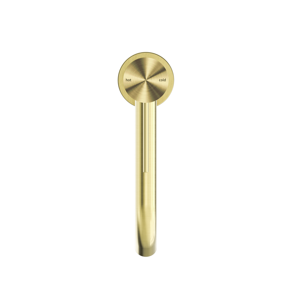 NERO MECCA MID TALL BASIN MIXER BRUSHED GOLD