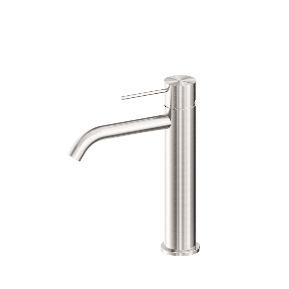 NERO MECCA MID TALL BASIN MIXER BRUSHED NICKEL