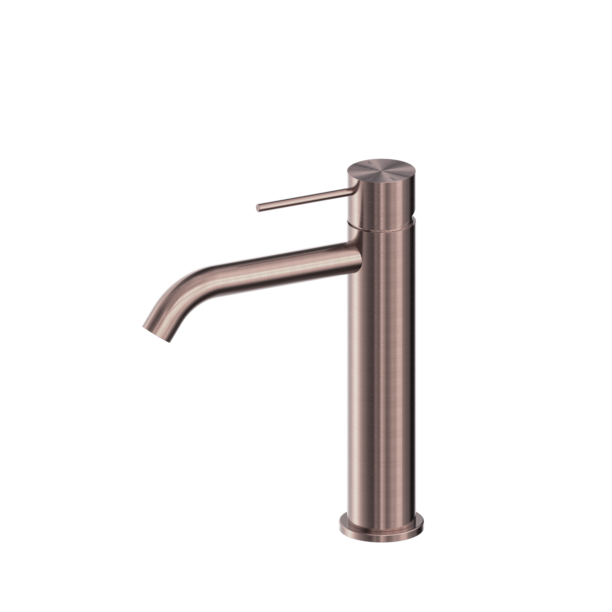 NERO MECCA MID TALL BASIN MIXER BRUSHED BRONZE