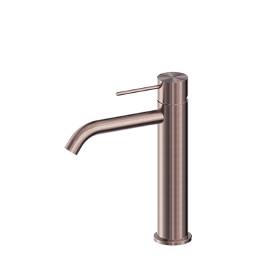 NERO MECCA MID TALL BASIN MIXER BRUSHED BRONZE