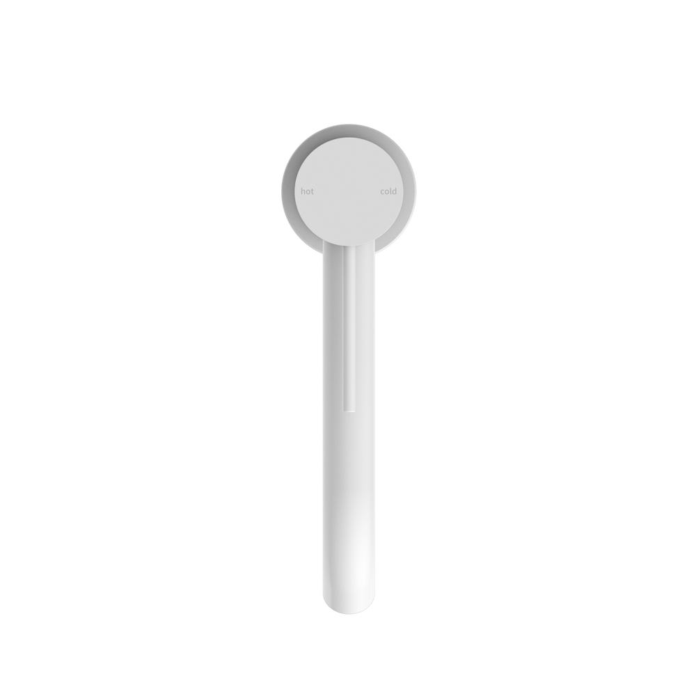 NERO MECCA MID TALL BASIN MIXER MATTE WHITE