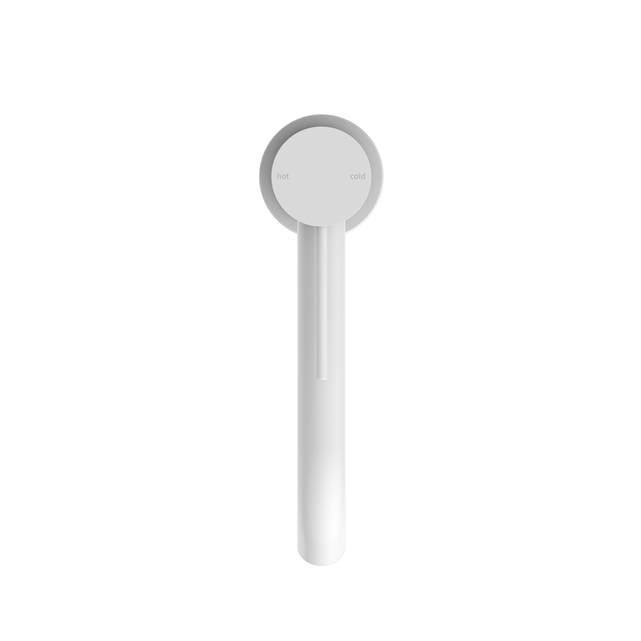 NERO MECCA MID TALL BASIN MIXER MATTE WHITE