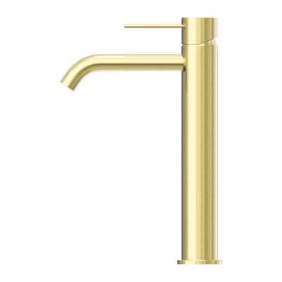 NERO MECCA TALL BASIN MIXER BRUSHED GOLD