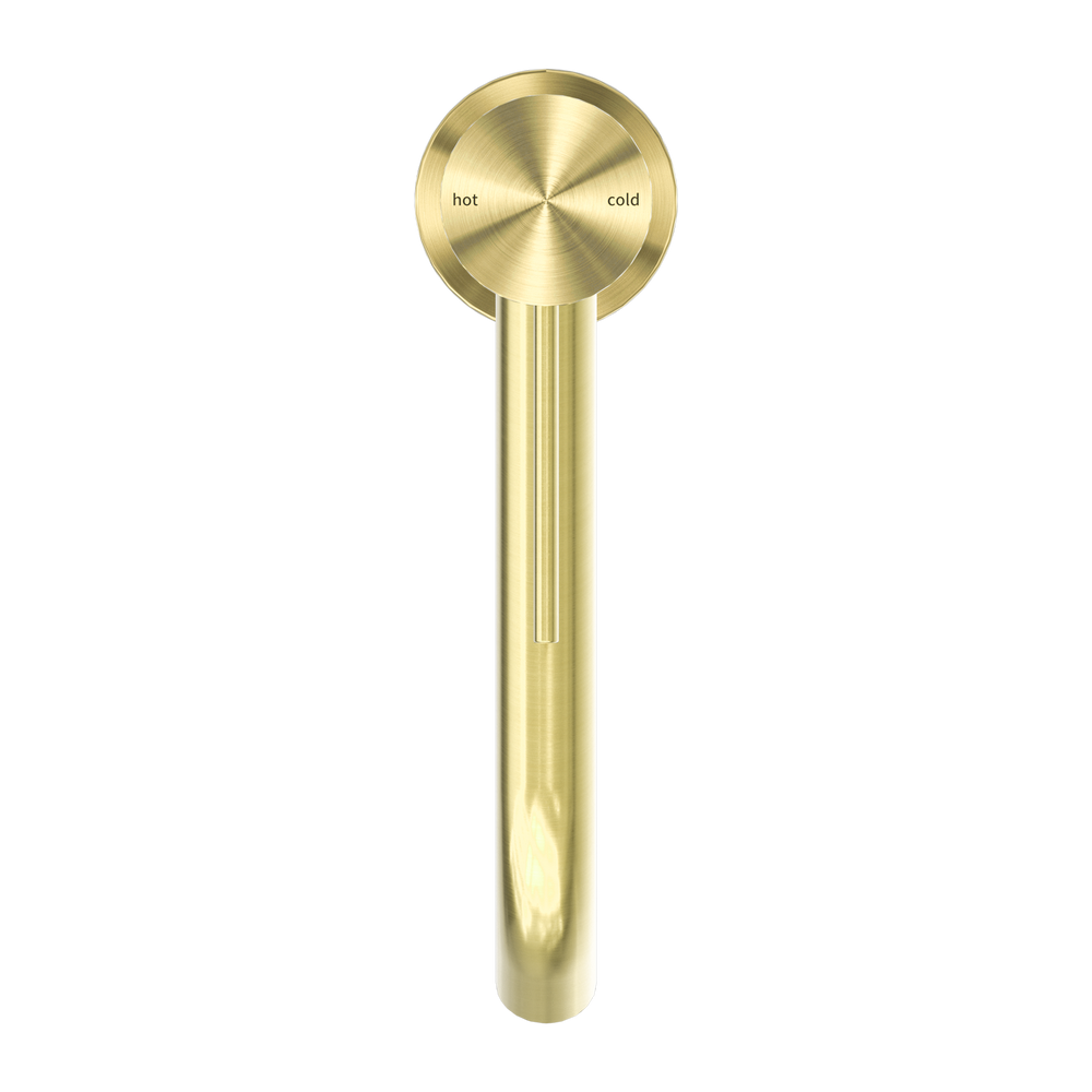 NERO MECCA TALL BASIN MIXER BRUSHED GOLD
