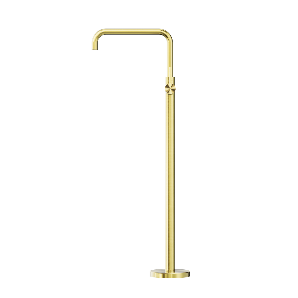NERO MECCA FREESTANDING BATH MIXER BRUSHED GOLD