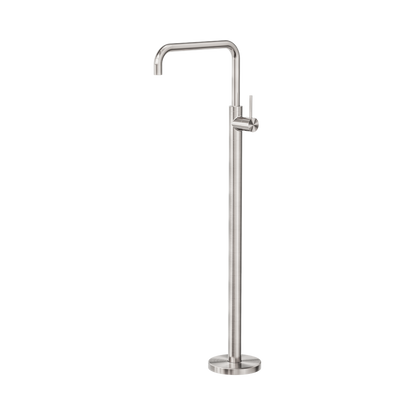 NERO MECCA FREESTANDING BATH MIXER BRUSHED NICKEL
