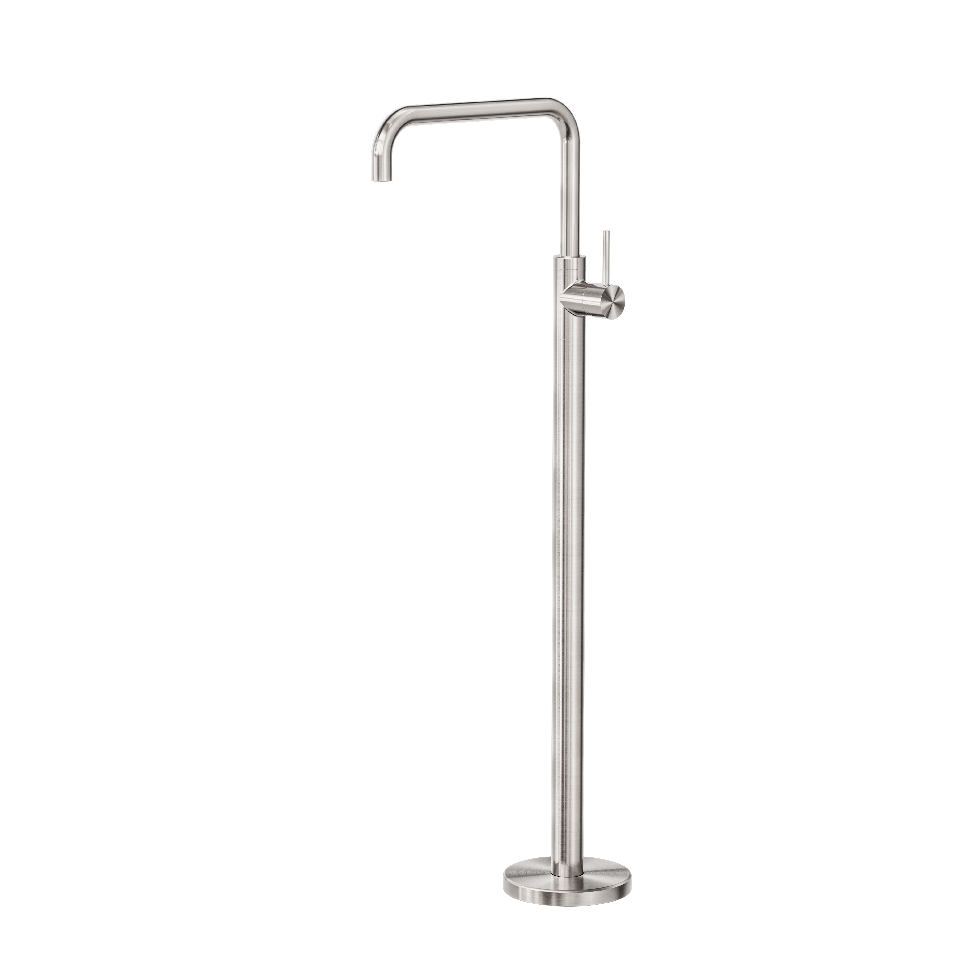 NERO MECCA FREESTANDING BATH MIXER BRUSHED NICKEL