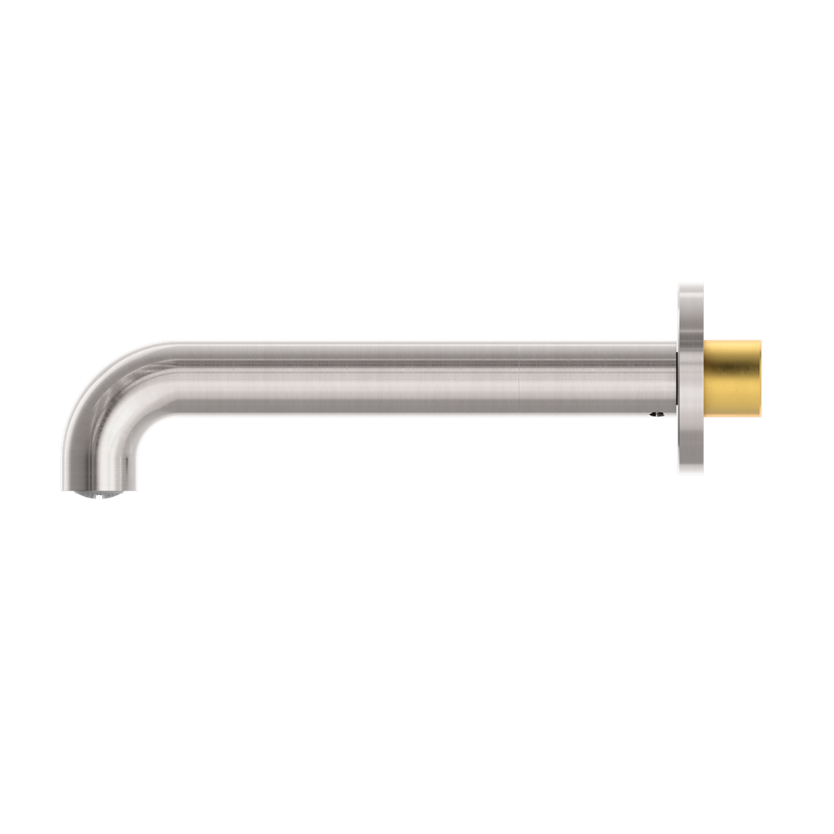 NERO MECCA BASIN/ BATH SPOUT BRUSHED NICKEL (AVAILABLE IN 120MM,160MM,185MM, 230MM AND 260MM)