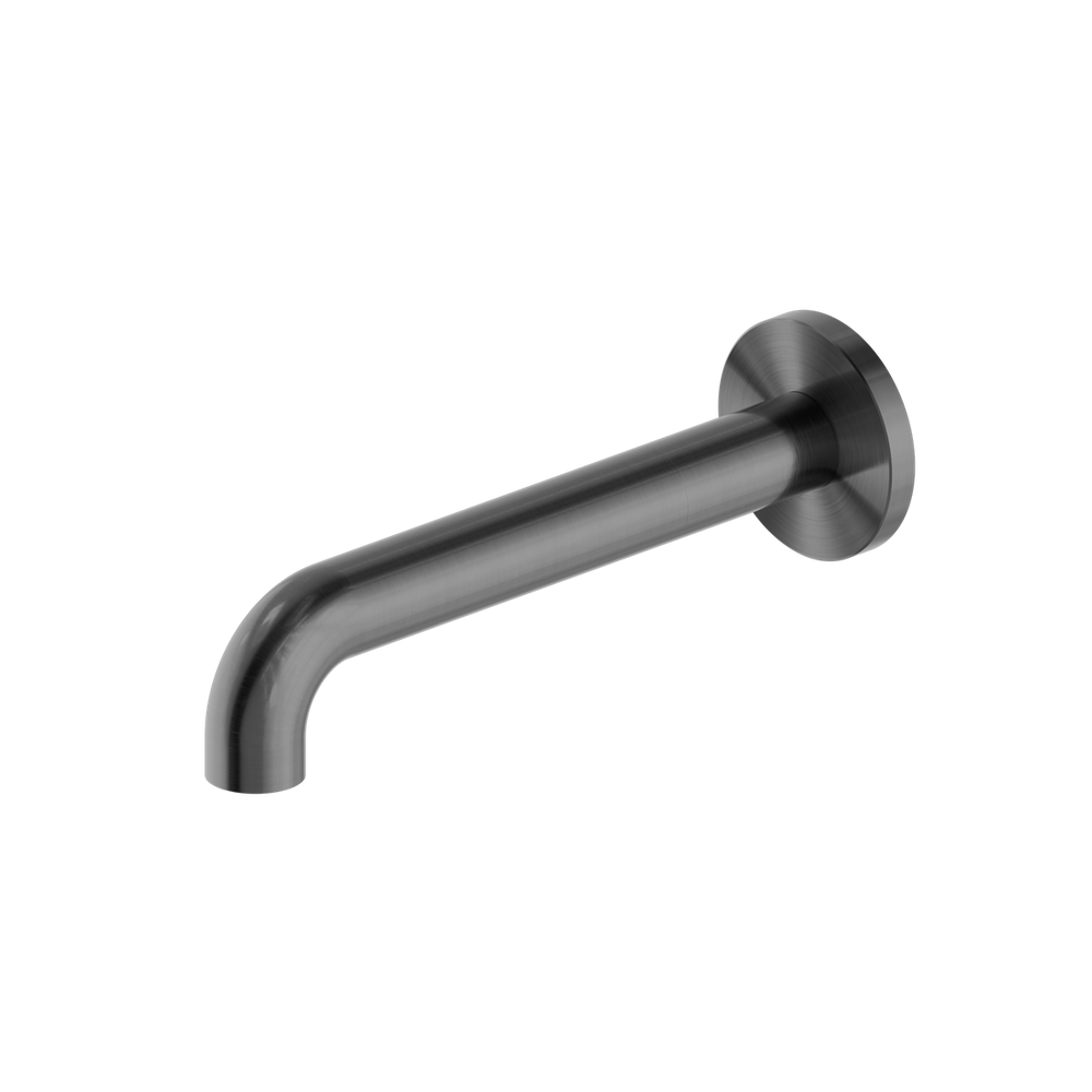 NERO MECCA BASIN/ BATH SPOUT GUN METAL (AVAILABLE IN 120MM, 160MM, 185MM, 230MM AND 260MM)