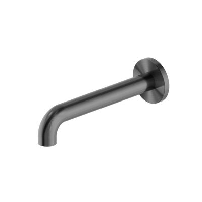 NERO MECCA BASIN/ BATH SPOUT GUN METAL (AVAILABLE IN 120MM, 160MM, 185MM, 230MM AND 260MM)